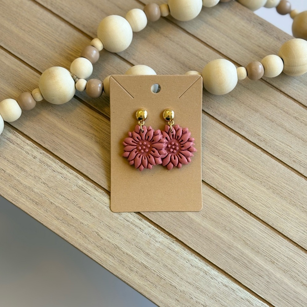The Maddy’s - Shade Mad About Mauve - Floral Earrings